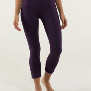 Lululemon Practice Daily Crop *Full-On Luon